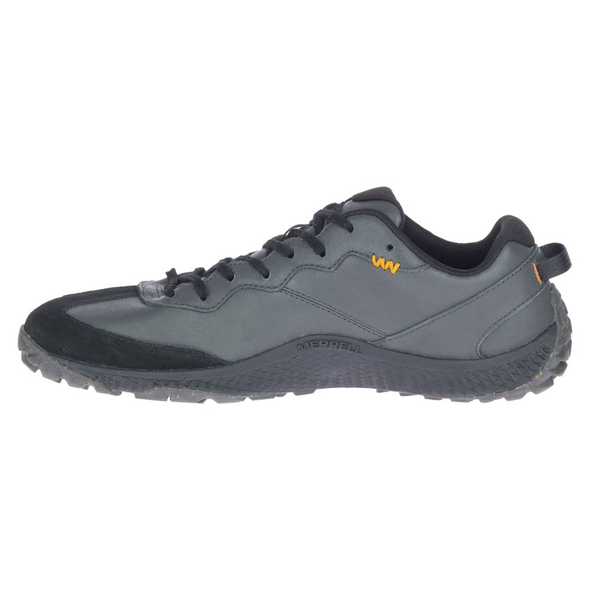 Chaussure Trail Merrell Glove 6 Leather Grise Foncé Homme | I.E.OXRE